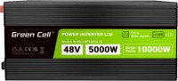 Przetwornica samochodowa Green Cell Power Inverter LCD 48V to 5000W/10000W Pure Sine 