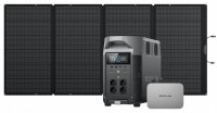 Зарядна станція EcoFlow DELTA Pro + Microinverter 800W + SP400W 