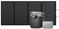 Фото - Зарядна станція EcoFlow DELTA Max 2000 + Microinverter 800W + SP400W 