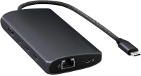 Zdjęcia - Czytnik kart pamięci / hub USB Satechi USB-C Multiport Adapter 8K With Ethernet V3 