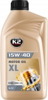 Моторне мастило K2 Motor Oil 15W-40 XL 1 л