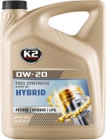 Моторне мастило K2 Motor Oil 0W-20 Hybrid 5 л