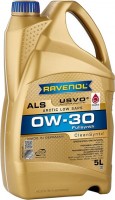 Zdjęcia - Olej silnikowy Ravenol Arctic Low SAPS ALS 0W-30 5 l