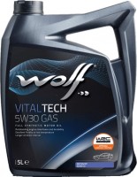 Фото - Моторне мастило WOLF Vitaltech 5W-30 GAS 5 л