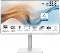 Фото - Монітор MSI Modern MD241PW 23.8 "  білий