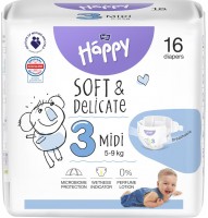Pielucha Bella Baby Happy Soft & Delicate Midi 3 / 16 pcs 
