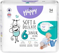 Pielucha Bella Baby Happy Soft & Delicate Junior Extra 6 / 34 pcs 