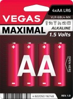 Фото - Акумулятор / батарейка Vegas Maximal 4xAA 