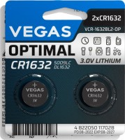 Фото - Акумулятор / батарейка Vegas Optimal  2xCR1632