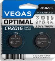 Фото - Акумулятор / батарейка Vegas Optimal  2xCR2016