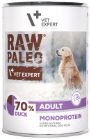 Karm dla psów VetExpert Raw Paleo Adult Duck 400 g 1 szt.