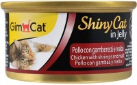 Фото - Корм для кішок GimCat ShinyCat Jelly Chicken/Shrimps/Malt 70 g 