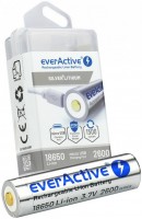 Акумулятор / батарейка everActive Silver Line 1x18650 2600 mAh micro USB 