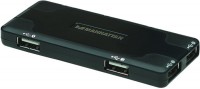 Zdjęcia - Czytnik kart pamięci / hub USB MANHATTAN Ultra 7 ports USB 2.0 
