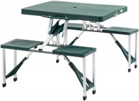 Фото - Туристичні меблі Outsunny Folding Camping Table with Stools Set 