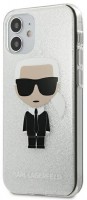 Etui Karl Lagerfeld Glitter Ikonik Karl for iPhone 12 Mini 
