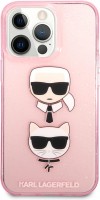 Etui Karl Lagerfeld Glitter Karl's and Choupette for iPhone 13 Pro 