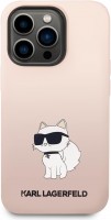 Etui Karl Lagerfeld Silicone Choupette for iPhone 14 Pro 