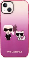 Чохол Karl Lagerfeld Gradient Iconic Karl and Choupette for iPhone 14 Plus 