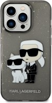 Etui Karl Lagerfeld Glitter Karl's and Choupette for iPhone 14 Pro 