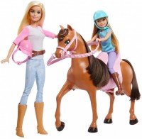 Lalka Barbie Dolls And Horse GXD65 