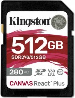 Karta pamięci Kingston Canvas React Plus V60 SD 512 GB