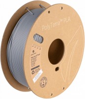 Zdjęcia - Filament do druku 3D Polymaker PolyTerra PLA Fossil Grey 1kg 1 kg  szary