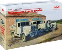 Фото - Збірна модель ICM Wehrmacht 3-Axle Trucks (1:35) 