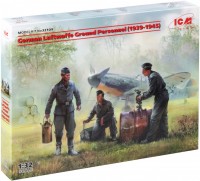 Фото - Збірна модель ICM German Luftwaffe Ground Personnel (1939-1945) (1:32) 