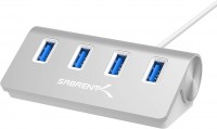 Фото - Кардридер / USB-хаб Sabrent 4 Port USB 3.0 Hub 