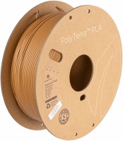 Пластик для 3D друку Polymaker PolyTerra PLA Wood Brown 1kg 1 кг  коричневий
