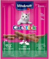 Корм для кішок Vitakraft Cat Stick Classic Duck/Rabbit  18 g
