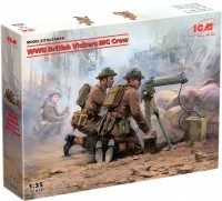 Фото - Збірна модель ICM WWII British Vickers MG Crew (1:35) 