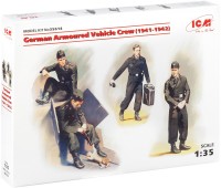 Фото - Збірна модель ICM German Armoured Vehicle Crew (1941-1942) (1:35) 