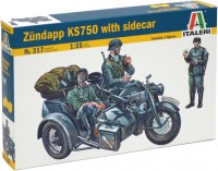 Збірна модель ITALERI Zundapp KS750 with Sidecar (1:35) 