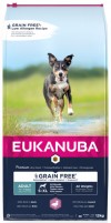 Karm dla psów Eukanuba Grain Free Adult S/XL Breed Duck 12 kg 