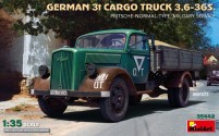 Zdjęcia - Model do sklejania (modelarstwo) MiniArt German 3T Cargo Truck 3.6-36S Pritsche Normal Type Military Service (1:35) 