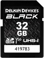 Фото - Карта пам'яті Delkin Devices BLACK SD UHS-I V30 32 ГБ