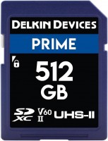 Zdjęcia - Karta pamięci Delkin Devices PRIME UHS-II V60 SDXC 512 GB