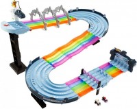 Tor samochodowy / kolejowy Hot Wheels Mario Kart Rainbow Road Raceway Set GXX41 