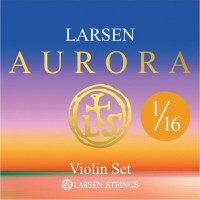 Struny Larsen Aurora Violin String Set 1/16 Size Medium 