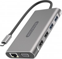 Czytnik kart pamięci / hub USB Sitecom USB-C Multiport Pro 