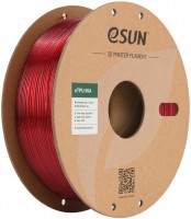 Фото - Пластик для 3D друку eSUN eTPU-95A Transparent Red 1kg червоний