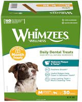 Корм для собак Whimzees Dental Treasts Monthly Stix M 900 g 30 шт