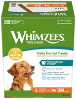 Корм для собак Whimzees Dental Treasts Monthly Stix L 1.8 kg 30 шт