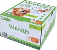 Корм для собак Whimzees Dental Treasts Variety Value L 840 g 14 шт