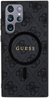 Чохол GUESS Leather Metal Logo with MagSafe for Galaxy S24 Ultra 