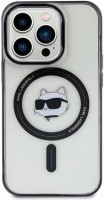 Etui Karl Lagerfeld IML Choupette`s Head MagSafe for iPhone 15 Pro Max 