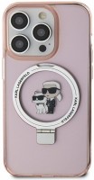 Etui Karl Lagerfeld Ring Stand Karl&Choupette MagSafe for iPhone 15 Pro 