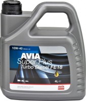 Фото - Моторне мастило Avia Super Plus Turbo Diesel FE18 10W-40 4 л